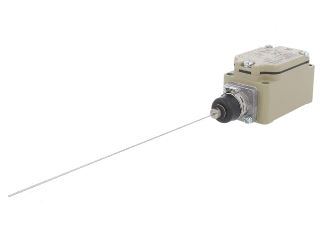 Eindschakelaar; metalen staaf 159mm lang; DPDB; 10A; max.500VAC Eindschakelaar; metalen staaf 159mm lang; DPDB; 10A; max.500VAC